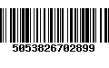 Código de Barras 5053826702899