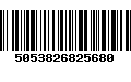 Código de Barras 5053826825680