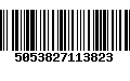 Código de Barras 5053827113823