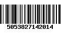 Código de Barras 5053827142014