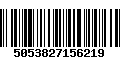Código de Barras 5053827156219