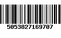 Código de Barras 5053827169707