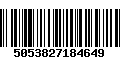 Código de Barras 5053827184649