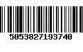 Código de Barras 5053827193740