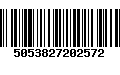 Código de Barras 5053827202572