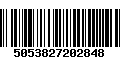 Código de Barras 5053827202848