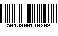 Código de Barras 5053990110292