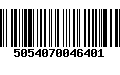 Código de Barras 5054070046401