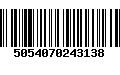 Código de Barras 5054070243138