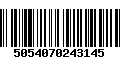 Código de Barras 5054070243145