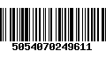 Código de Barras 5054070249611