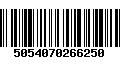 Código de Barras 5054070266250