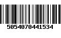 Código de Barras 5054070441534