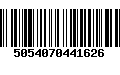 Código de Barras 5054070441626