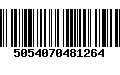 Código de Barras 5054070481264