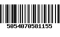 Código de Barras 5054070581155