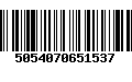 Código de Barras 5054070651537