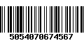 Código de Barras 5054070674567