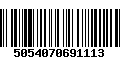 Código de Barras 5054070691113