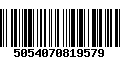 Código de Barras 5054070819579