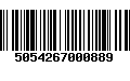 Código de Barras 5054267000889