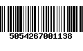 Código de Barras 5054267001138