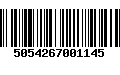 Código de Barras 5054267001145