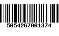 Código de Barras 5054267001374