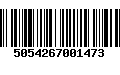 Código de Barras 5054267001473