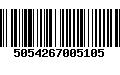 Código de Barras 5054267005105