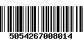 Código de Barras 5054267008014