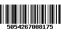 Código de Barras 5054267008175