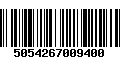 Código de Barras 5054267009400