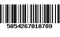 Código de Barras 5054267010789