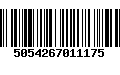 Código de Barras 5054267011175