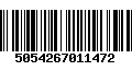 Código de Barras 5054267011472