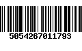 Código de Barras 5054267011793