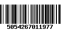 Código de Barras 5054267011977