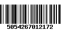 Código de Barras 5054267012172