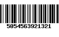Código de Barras 5054563921321