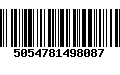 Código de Barras 5054781498087