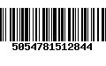 Código de Barras 5054781512844