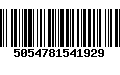 Código de Barras 5054781541929