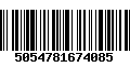 Código de Barras 5054781674085