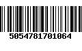 Código de Barras 5054781701064