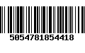 Código de Barras 5054781854418