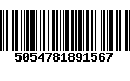 Código de Barras 5054781891567