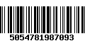 Código de Barras 5054781987093