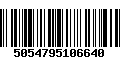 Código de Barras 5054795106640