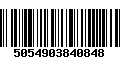 Código de Barras 5054903840848